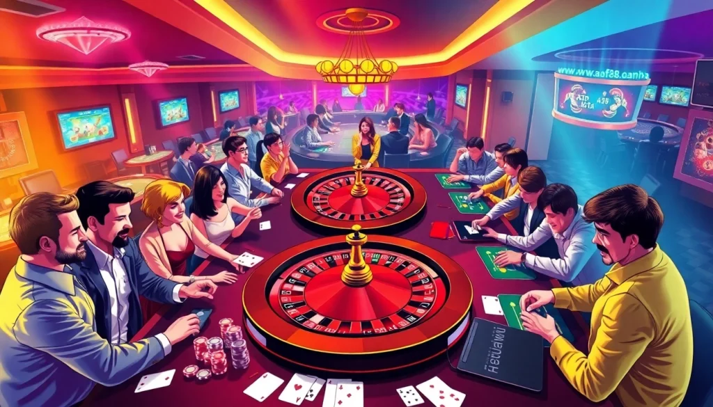 Experience the thrill of gambling at tables with lively players at https://af88.mba/, where excitement unfolds with roulette and poker!